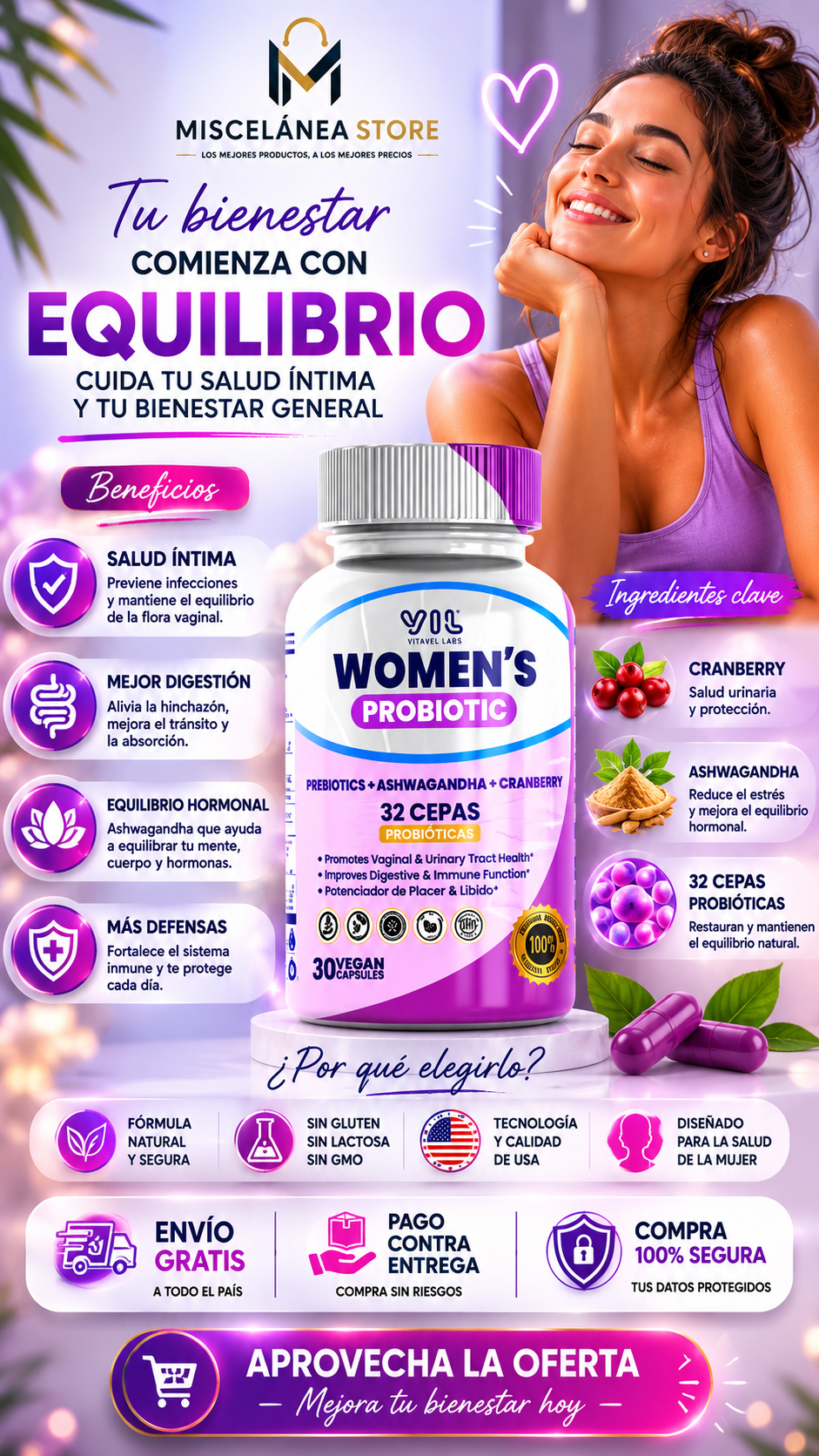 WOMEN PROBIOTICOS