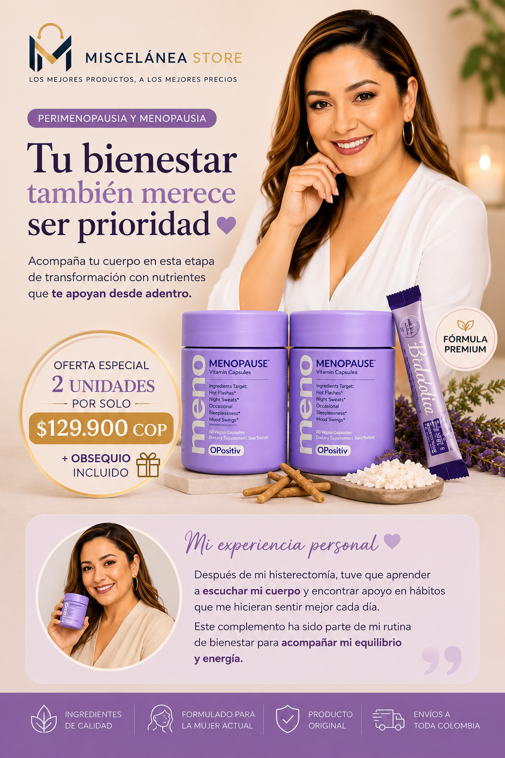 COMBO MENO x 2 + OBSEQUIO