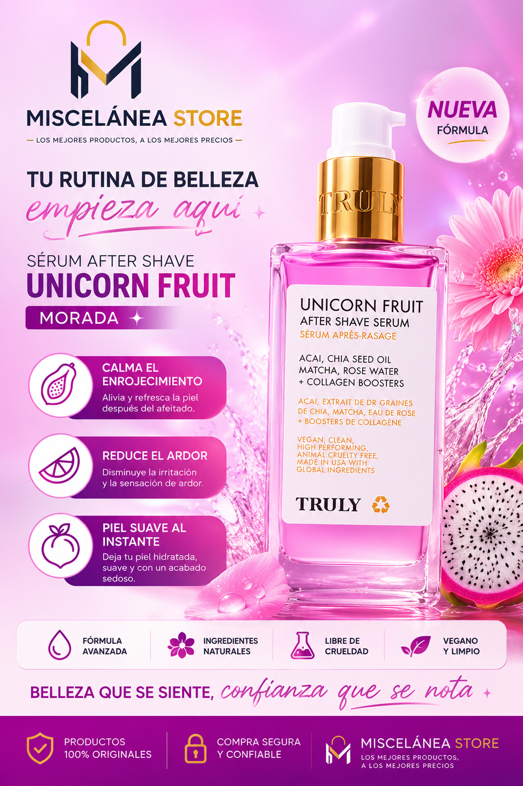 TRULY UNICORN FRUIT SERUM 60ML